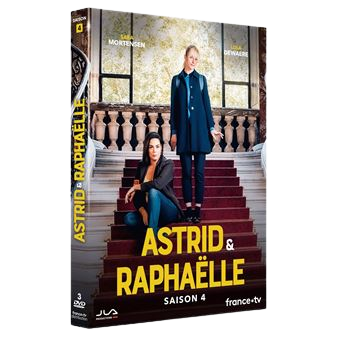 Jaquettes des DVD de la saison 4 d'Astrid et Raphaëlle